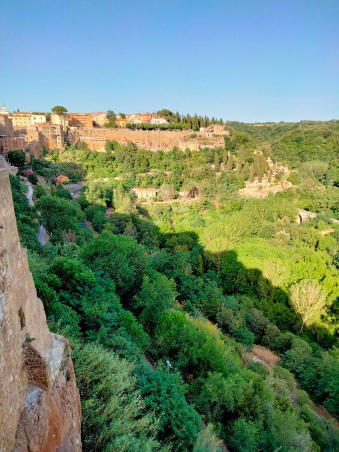 Vista Sulla Vallata Pitigliano Bagian luar foto